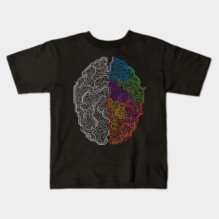 brain function illustration Kids T-Shirt